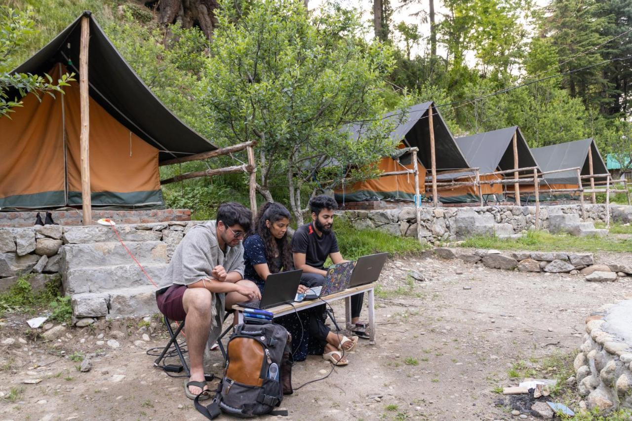 Himtrek Riverside Camps & Hostel Manali Exterior foto